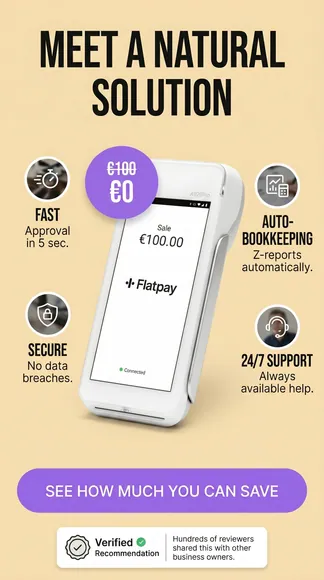 Flatpay static ad creative